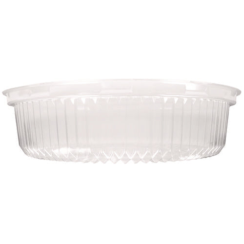 Image of HFA® Plastic Dome Lids, Embossed, Fits 4012/4013, 12" Diameter, Clear, 25/Carton