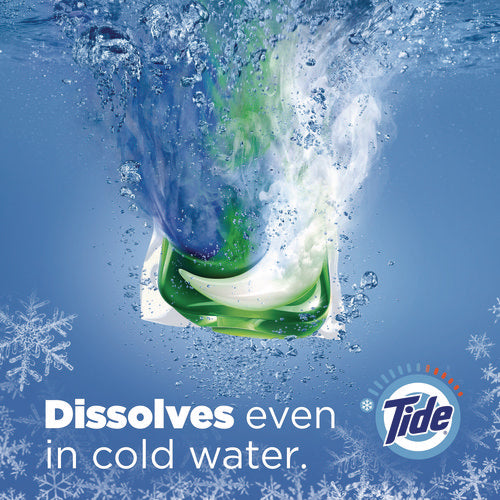 Image of Tide® PODS Laundry Detergent, HE Compatible, Clean Breeze, 36 oz Tub, 42 Pacs/Tub, 4 Tubs/Carton