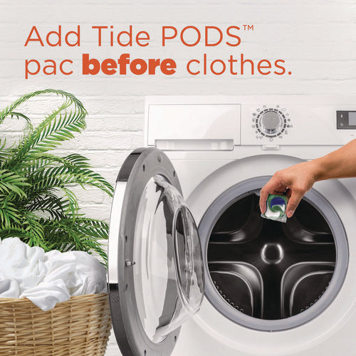 Image of Tide® PODS Laundry Detergent, HE Compatible, Clean Breeze, 36 oz Tub, 42 Pacs/Tub