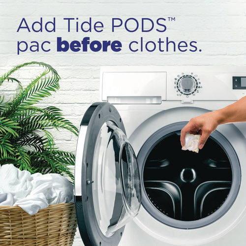 Image of Tide® PODS Laundry Detergent, HE Compatible, Free and Gentle, 63 oz Tub, 76 Pacs/Tub