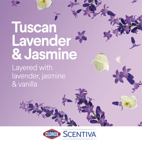 Image of Clorox® Scentiva Bleach Free Cleaning Wipes, 7.75 x 7, Tuscan Lavender and Jasmine, 75/Canister