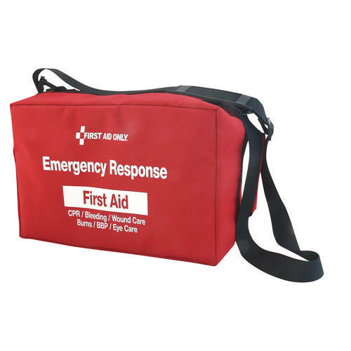 Image of First Aid Only 224-Piece Emergency Response Bag, 224-Piece, Fabric Case