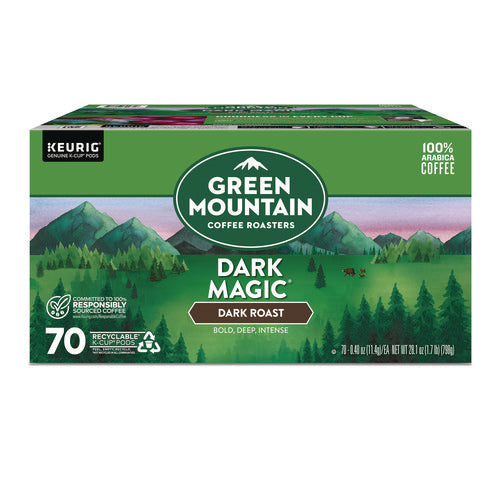 Image of Green Mountain Coffee® Dark Magic Extra Bold Coffee K-Cups, Regular, 70/Box