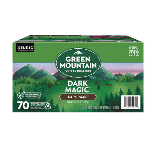 Image of Green Mountain Coffee® Dark Magic Extra Bold Coffee K-Cups, Regular, 70/Box