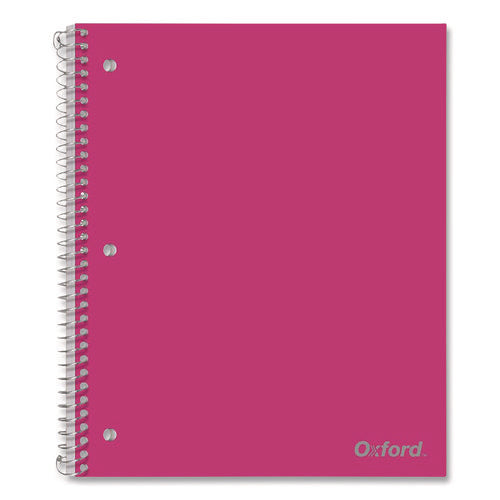 Image of Oxford Poly One-Subject Notebook, Medium/College Rule, Randomly Assorted Cover Color, (100) 11 x 9 Sheets