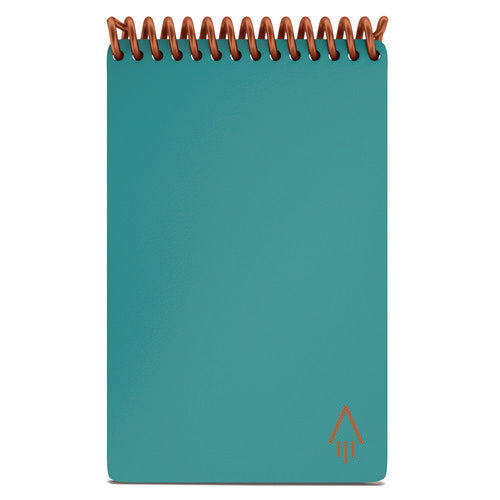 Image of Rocketbook Mini Notepad, Black Cover, Dot Grid Rule, 3 x 5.5, White, 48 Sheets