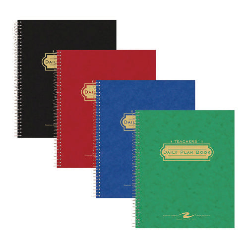 Image of Roaring Spring® Wirebound Teacher's Plan Book, 11 x 8.5, Randomly Assorted Cover Colors