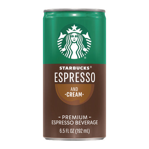 Image of Starbucks® Cold Brew Coffee, Doubleshot Espresso and Cream, 6.5 oz Can, 24/Carton