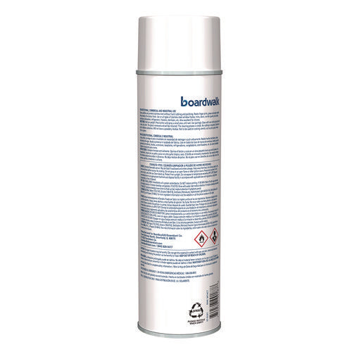 Image of Boardwalk® Stainless Steel Cleaner and Polish, Water-in-Oil Based, Lemon Scent, 16 oz Aerosol Spray