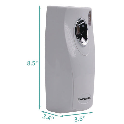 Image of Boardwalk® Classic Metered Air Freshener Dispenser, 4" X 3" X 9.5", White