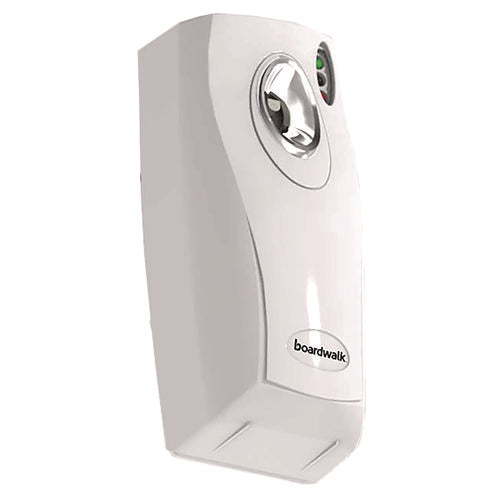 Image of Boardwalk® Classic Metered Air Freshener Dispenser, 4" X 3" X 9.5", White