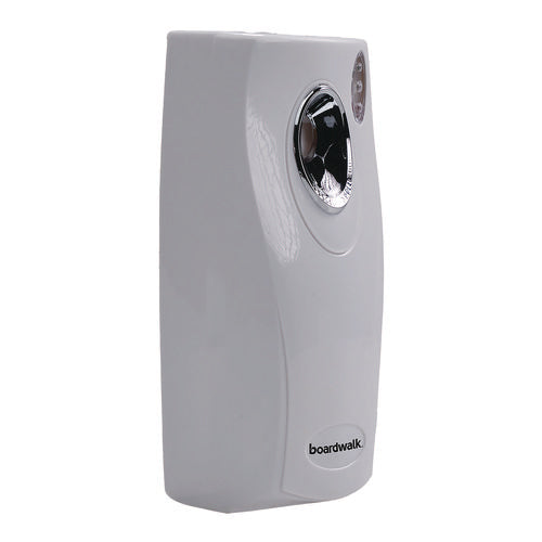 Image of Boardwalk® Classic Metered Air Freshener Dispenser, 4" X 3" X 9.5", White