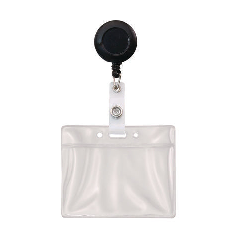 Image of Advantus ID Badge Holder, Clear, 2.25 x 3.5 Insert, 50/Pack