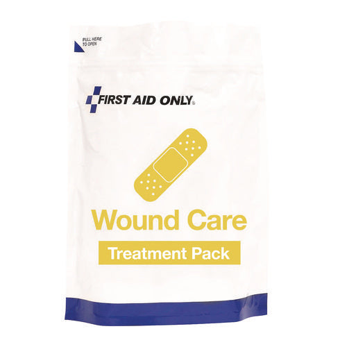 Image of First Aid Only 137-Piece Wound Care Treatment Pack, Resealable Plastic Bag