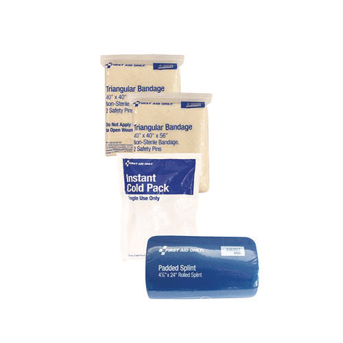 Image of First Aid Only 9-Piece CPR and Sprains Treatment Pack, 9 Pieces, Resealable Plastic Bag