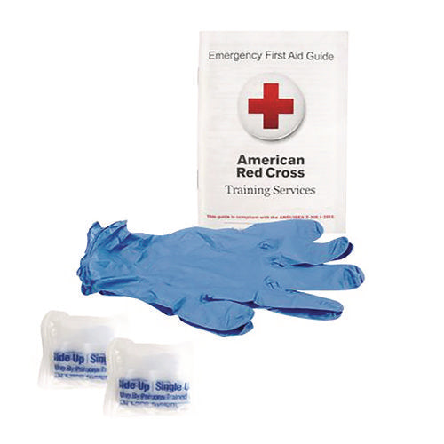 Image of First Aid Only 9-Piece CPR and Sprains Treatment Pack, 9 Pieces, Resealable Plastic Bag
