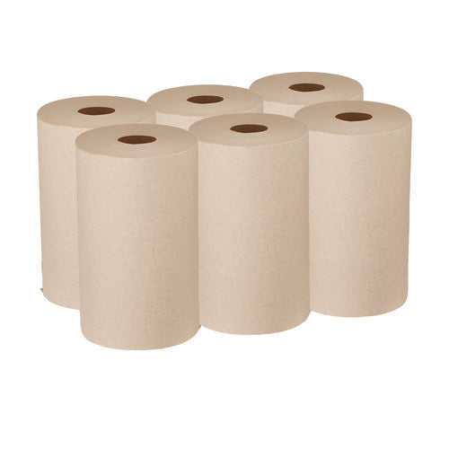 Image of Georgia Pacific® Professional Pacific Blue Ultra Paper Towels, 1-Ply, 9" x 6,000 ft, Brown, 6/Carton