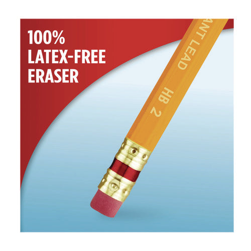 Image of Paper Mate® EverStrong #2 Pencils, HB (#2), Black Lead, Yellow Barrel, 72/Box