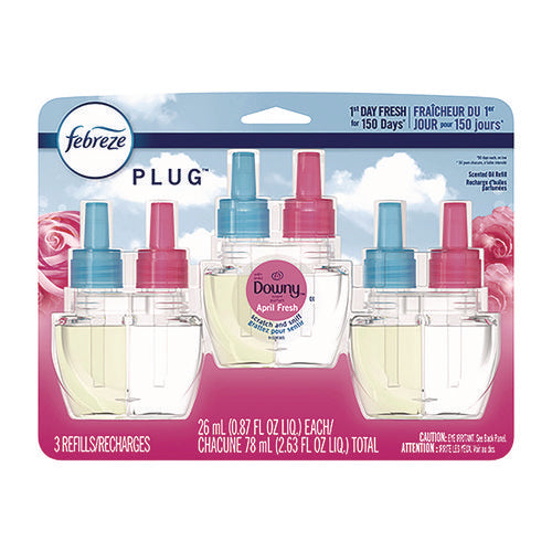 Image of Febreze® PLUG Air Freshener Refills, Downy April Fresh, 0.87 oz