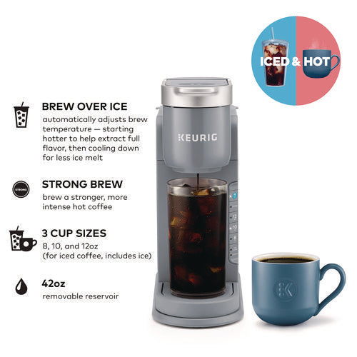 Image of Keurig® K-Iced Single Serve Coffee Maker, Arctic Gray