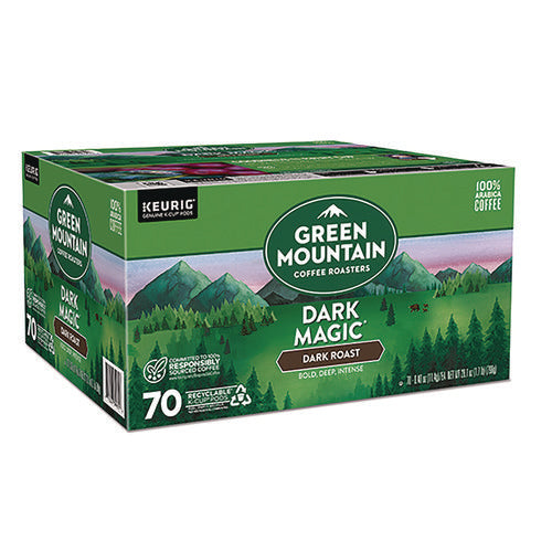 Image of Green Mountain Coffee® Dark Magic Extra Bold Coffee K-Cups, Regular, 70/Box