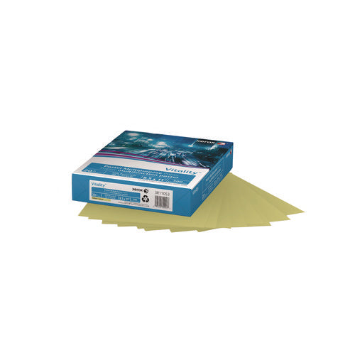 Image of xerox Multipurpose Pastel Colored Paper, 20 lb Bond Weight, 8.5 x 11, Yellow, 500/Ream