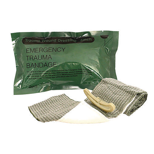 Image of First Aid Only Emergency Trauma Bandage, Fabric, 4" Wide