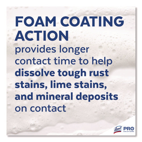 Image of Professional LYSOL® Brand Disinfectant Foam Cleaner, 24 Oz Aerosol Spray