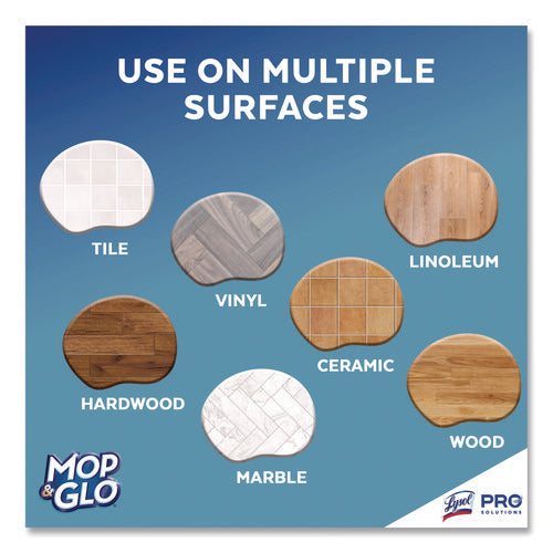 Image of Professional MOP & GLO® Ready to Use Multi-Surface Floor Cleaner, Fresh Citrus Scent, 64 oz Bottle, 6/Carton