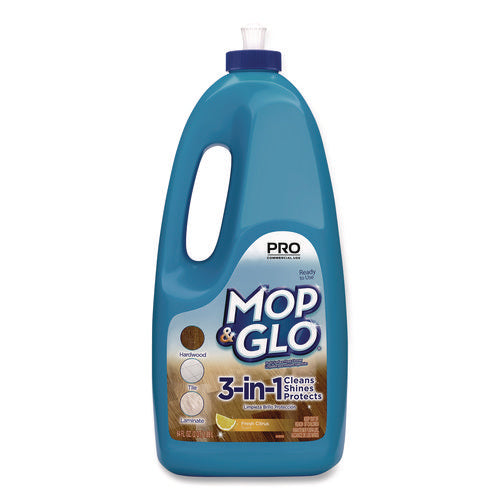 Image of Professional MOP & GLO® Ready to Use Multi-Surface Floor Cleaner, Fresh Citrus Scent, 64 oz Bottle, 6/Carton