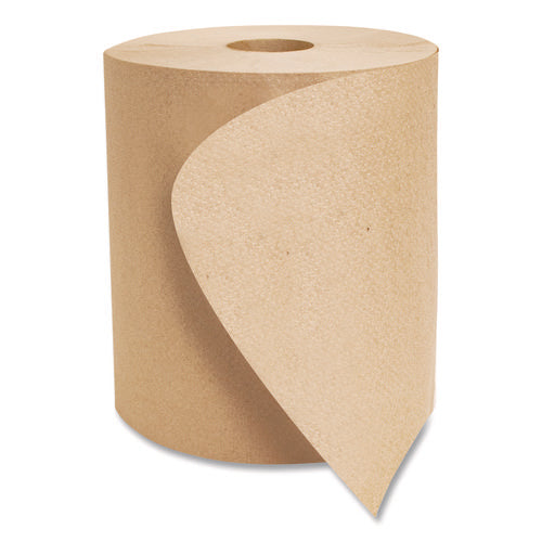 Image of Boardwalk® Boardwalk Green Universal Roll Towels, 1-Ply, 8" x 800 ft, Natural, 6 Rolls/Carton