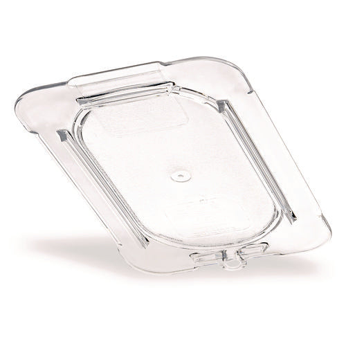 Image of Carlisle StorPlus Polycarbonate Flat Universal Lid, 4.31 x 6.88 x 0.44, Clear, Plastic
