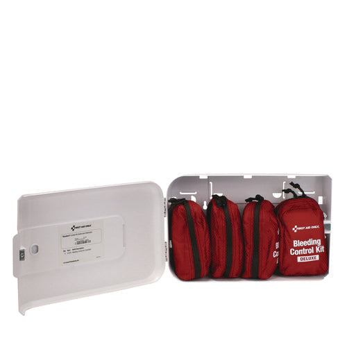 Image of First Aid Only SmartCompliance Complete Bleeding Control Station - Deluxe Pro, 64 Pieces, Plastic Case