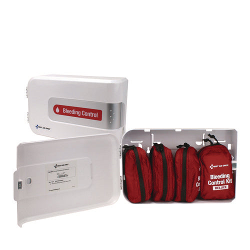 Image of First Aid Only SmartCompliance Complete Bleeding Control Station - Deluxe Pro, 64 Pieces, Plastic Case
