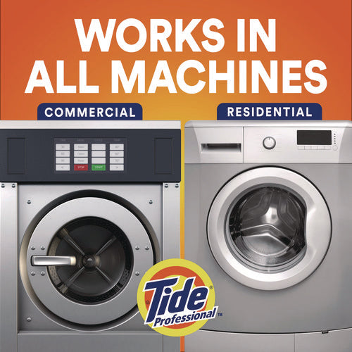 Image of Tide® Professional Commercial HE Liquid Laundry Detergent, 170 oz Pour Bottle, 4/Carton