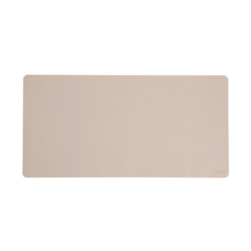 Image of Smead Vegan Leather Desk Pads, 31.5 x 15.7, SandStone