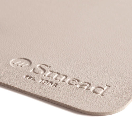 Image of Smead Vegan Leather Desk Pads, 23.6 x 13.7, SandStone