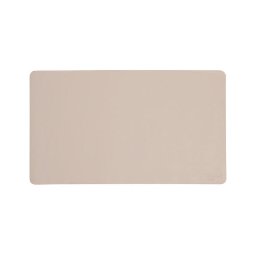 Image of Smead Vegan Leather Desk Pads, 23.6 x 13.7, SandStone