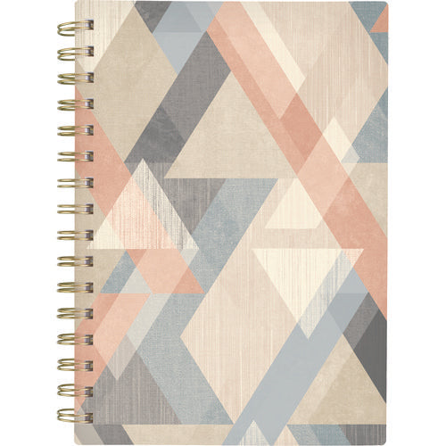 Image of Cambridge® Triad Weekly/Monthly Planner, Geometric Artwork, 8.5" x 6.38", Multicolor Cover, 12-Month (Jan to Dec): 2025