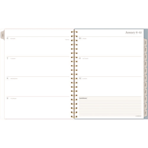 Image of Cambridge® Triad Weekly/Monthly Planner, Geometric Artwork, 11" x 9.25", Multicolor Cover, 12-Month (Jan to Dec): 2025