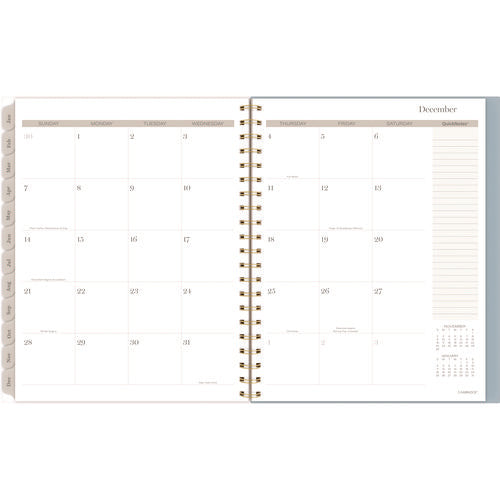 Image of Cambridge® Triad Weekly/Monthly Planner, Geometric Artwork, 11" x 9.25", Multicolor Cover, 12-Month (Jan to Dec): 2025