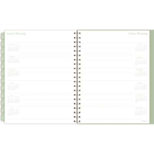 Image of Cambridge® Ombre Weekly/Monthly Planner, Colorful Cloud Artwork, 11" x 9.25", Multicolor Cover, 12-Month (Jan to Dec): 2025