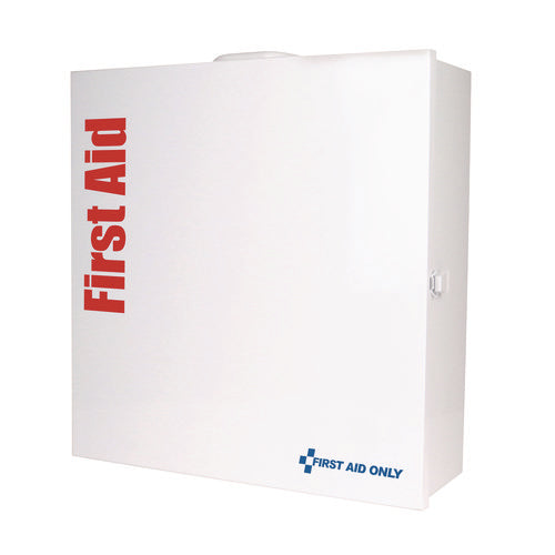 Image of First Aid Only 91379 Large Metal SmartCompliance Food Service Cabinet ANSI B with No Medications, 337 Pieces, Metal Case