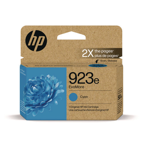 Image of HP HP 923E (4K0T4LN) Cyan Original Ink Cartridge