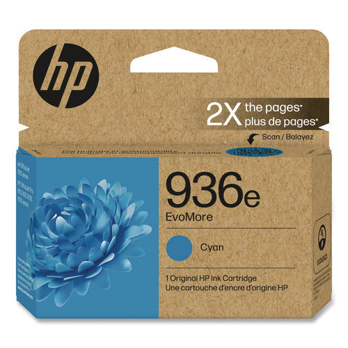 Image of HP HP 936E, (4S6V3LN) Cyan Original Ink Cartridges