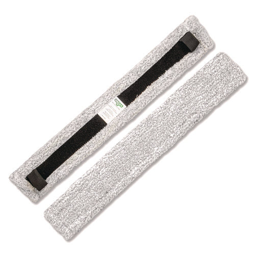 Image of Unger® VisaVersa Pro Microfiber Replacement Pad, 10" Light Gray, 10/Carton
