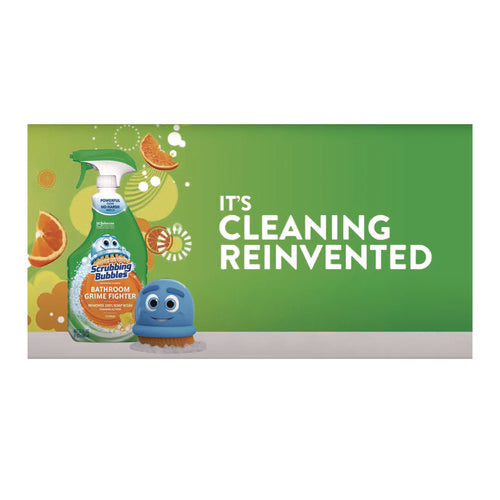 Image of Scrubbing Bubbles® Multi Surface Bathroom Cleaner, Citrus Scent, 32 Oz Spray Bottle, 8/carton