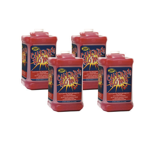 Image of Zep® Cherry Bomb Hand Cleaner Refill, Cherry Scent, 1 gal, 4/Carton
