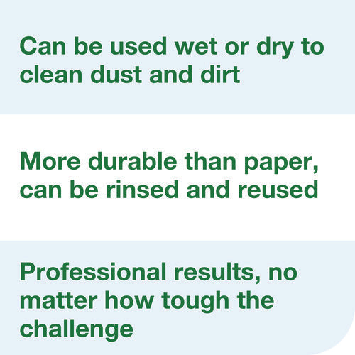 Image of Tork® Light Duty Cleaning Cloth Pop Up Box, 1-Ply, 8.3 x 16.1, White, 120 Cloths/Pack, 10 Packs/Carton