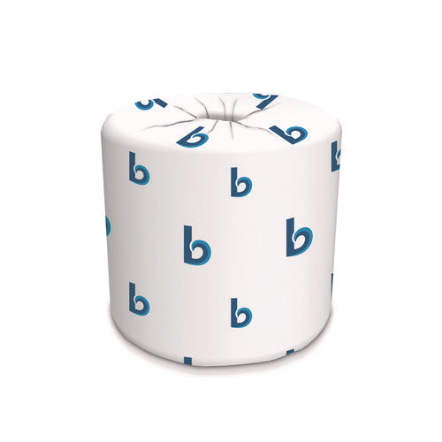 Image of Boardwalk® 2-Ply Toilet Tissue, Septic Safe, White, 125 ft Roll Length, 500 Sheets/Roll, 96 Rolls/Carton